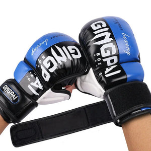 Multi Color Fingerless MMA Gloves Training Sparring